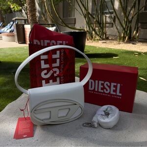 Diesel White Crossbody Bag